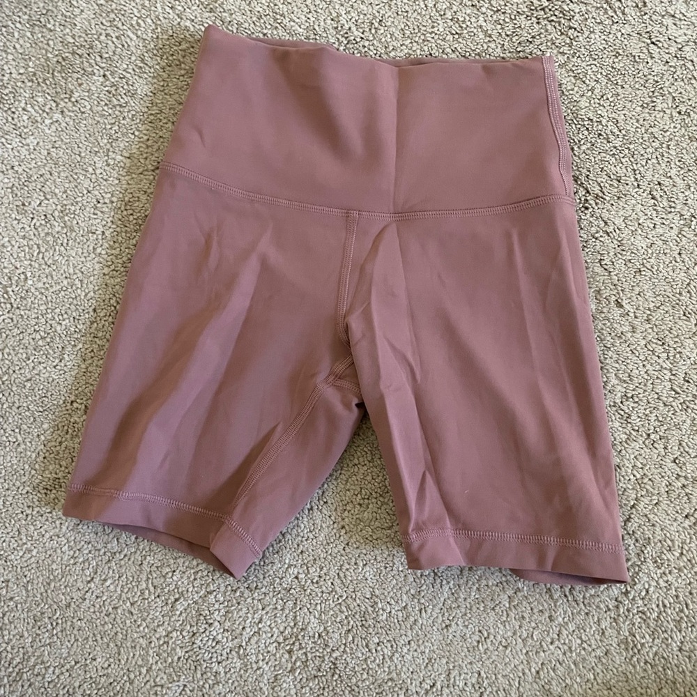 Lululemon Wunder Train High Rise Bike Short 6” / Spiced Chai
